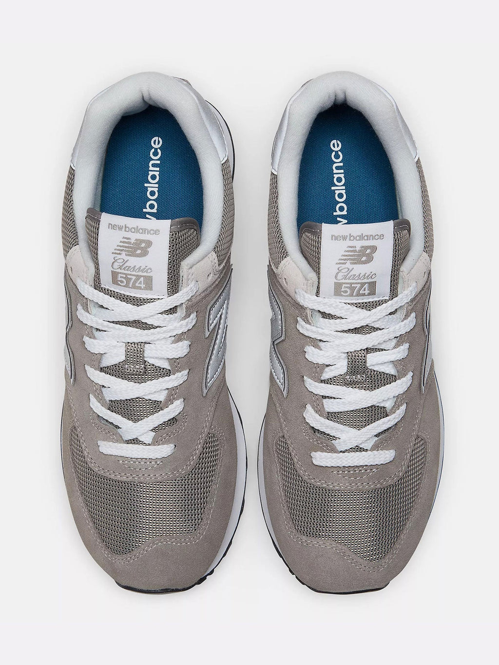 574 Grey/White Shoes