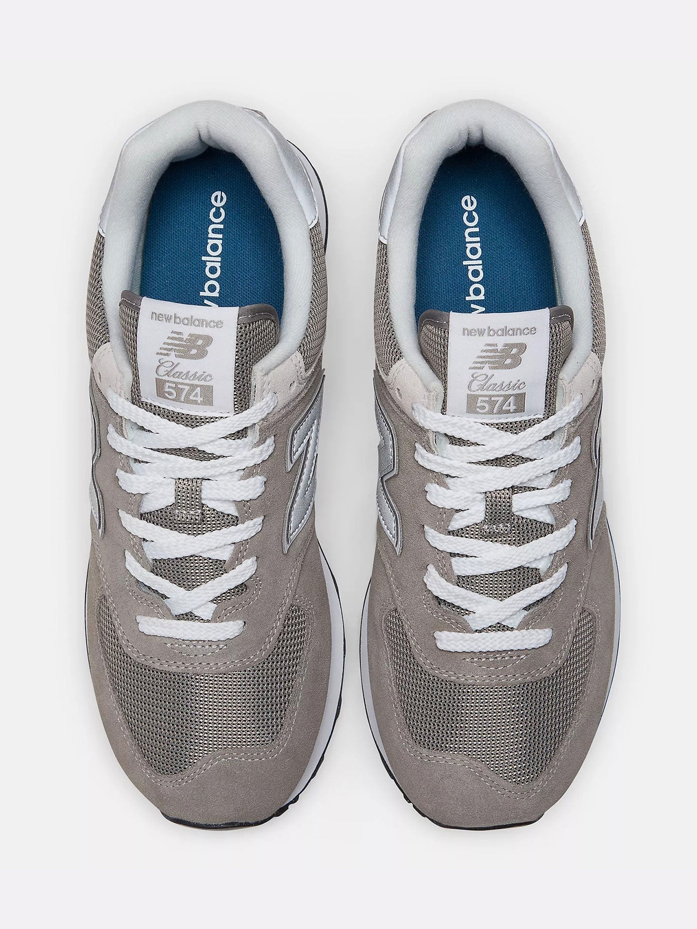 574 Grey/White Shoes