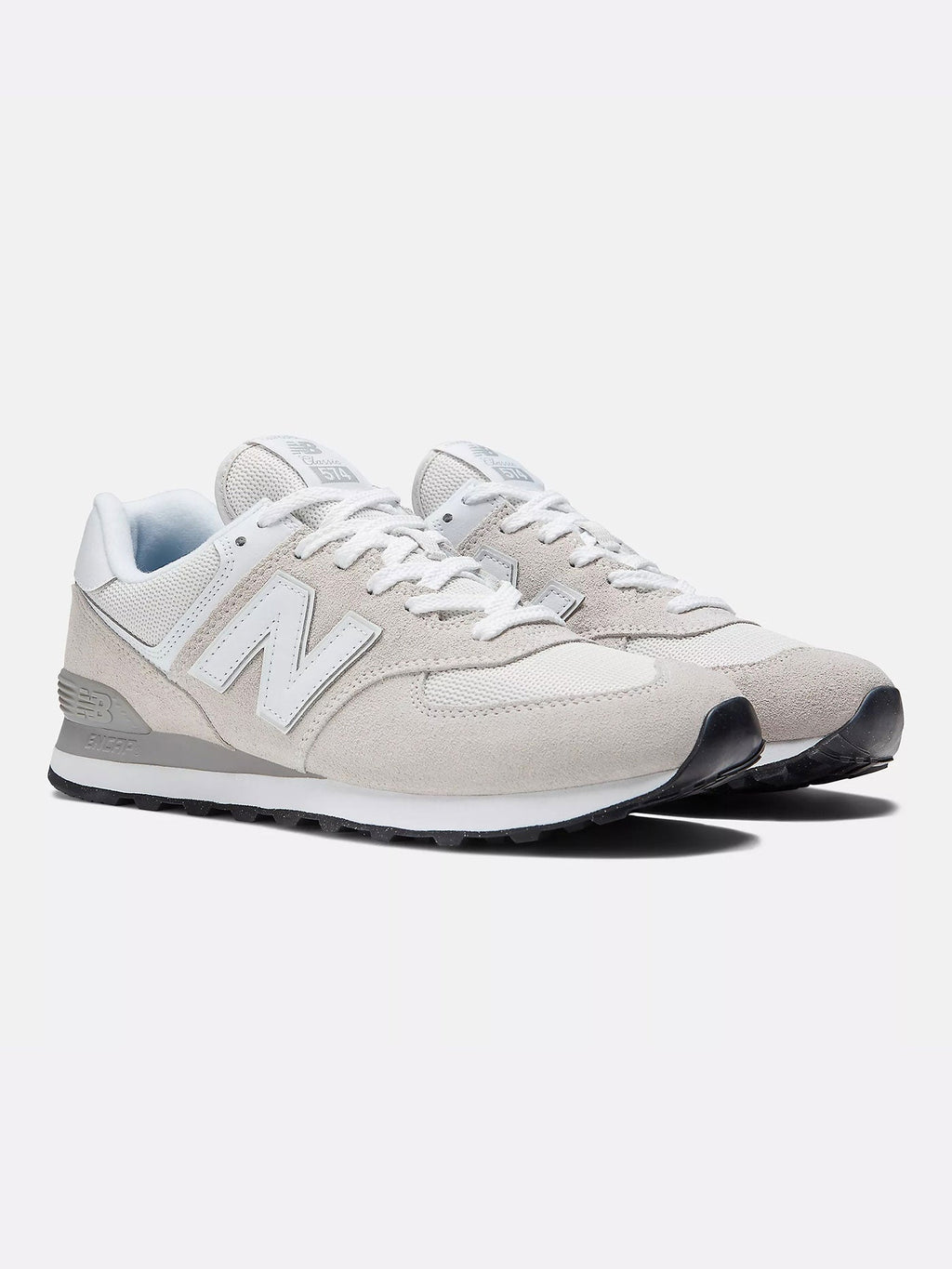 574 Nimbus Cloud/White Shoes
