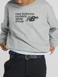 French Terry Print Logo Crewneck Sweatshirt