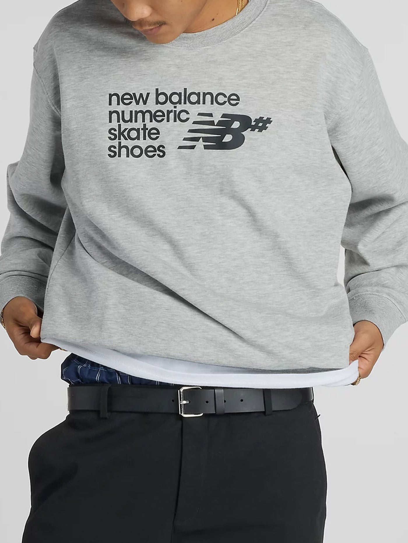 French Terry Print Logo Crewneck Sweatshirt