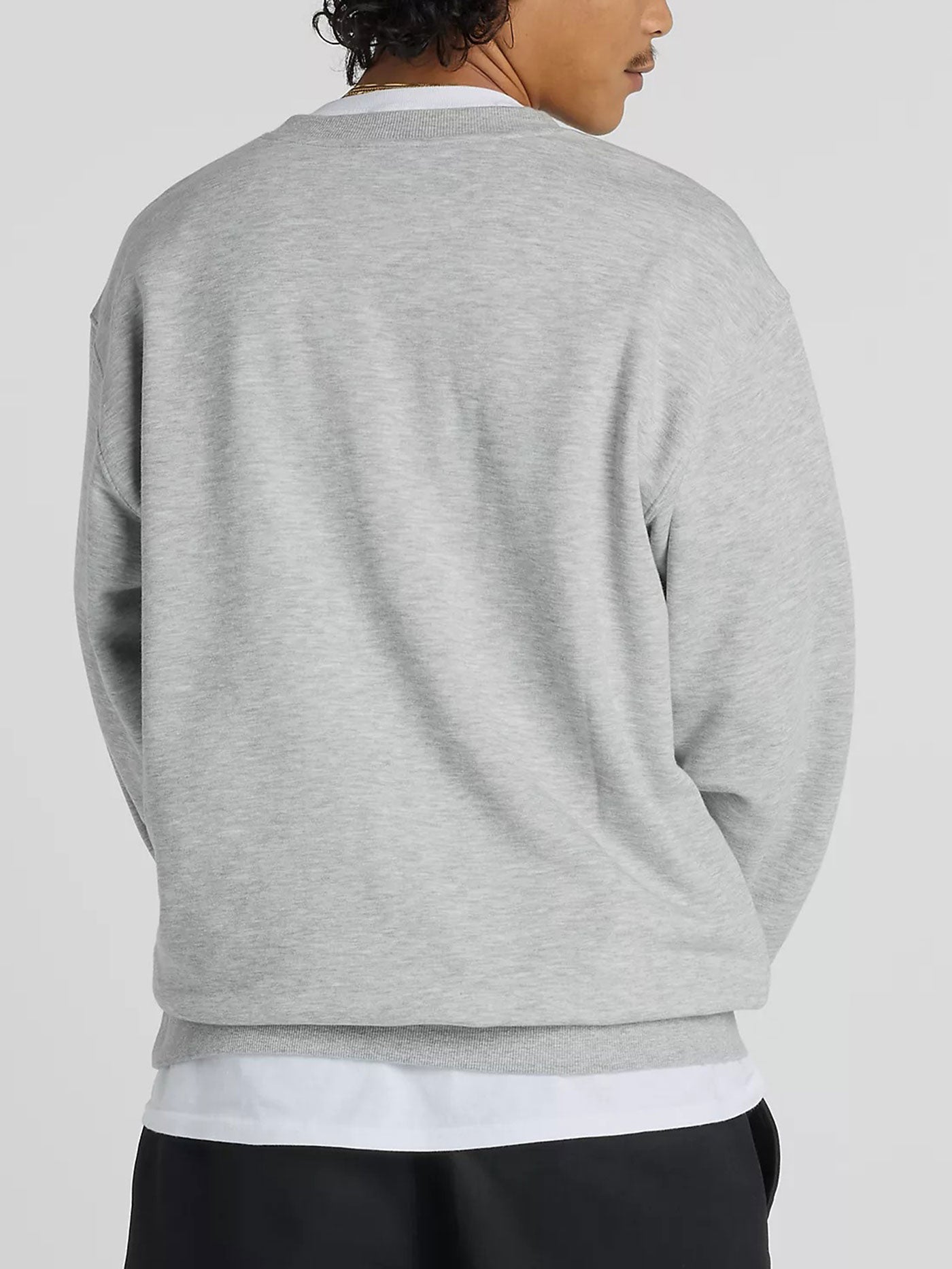French Terry Print Logo Crewneck Sweatshirt