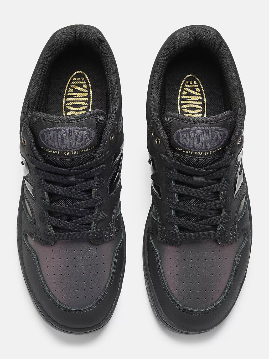 480 x Bronze 56K Black/Black Shoes