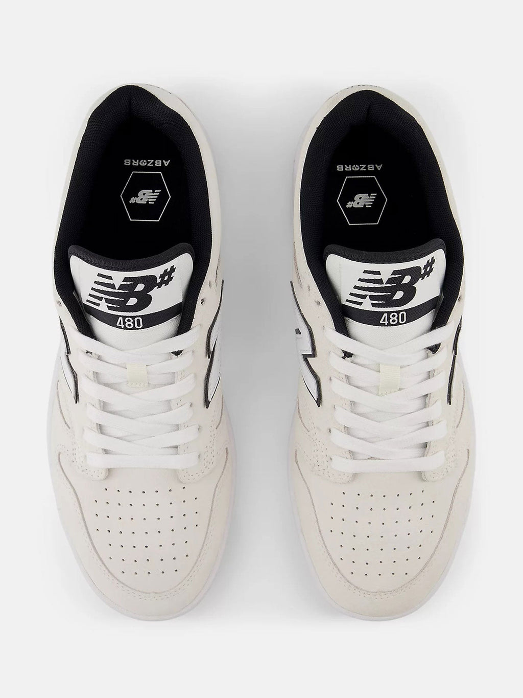 480 White/Black Shoes