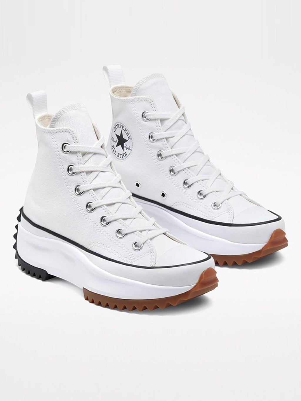 Run Star Hike Hi White/Black/Gum Shoes