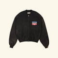 Patchwork Zip Crew (Vintage Black)