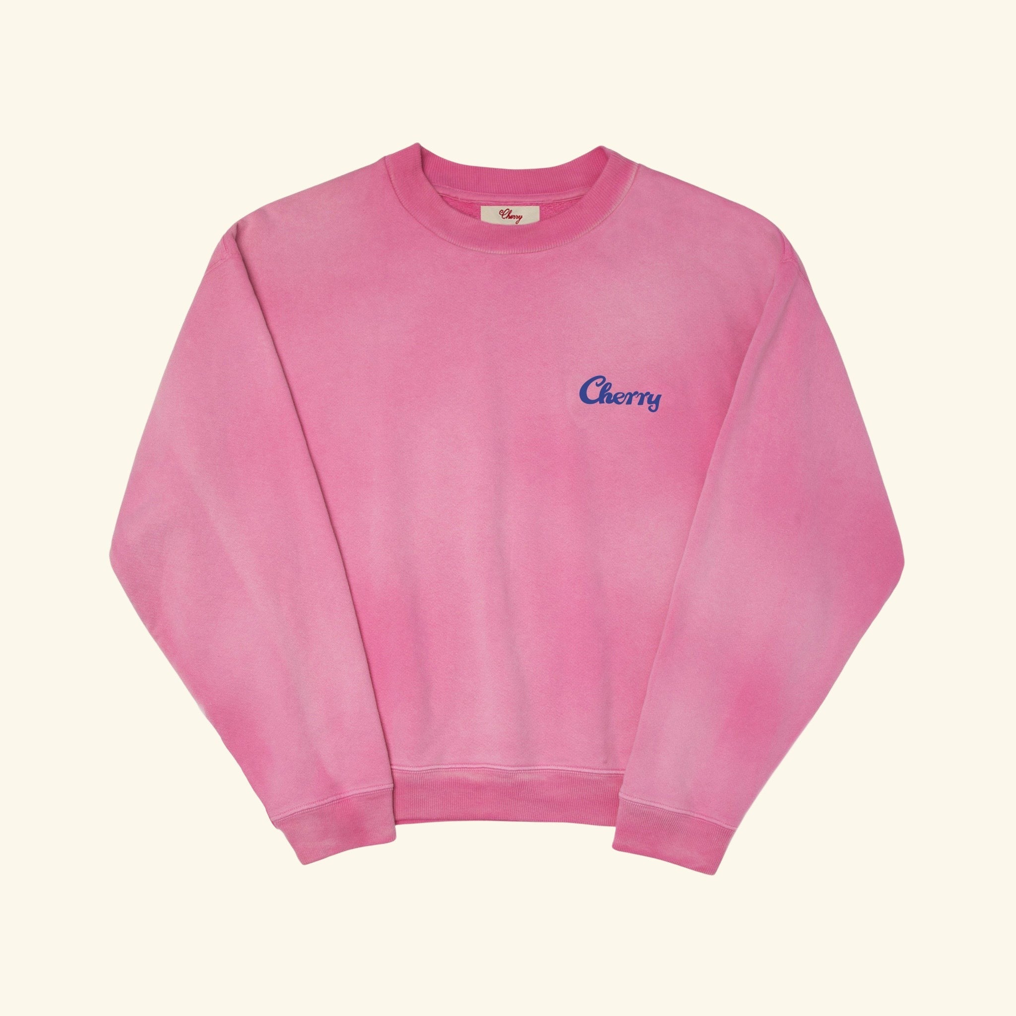 Chainstitch Logo Crewneck (Fuchsia)