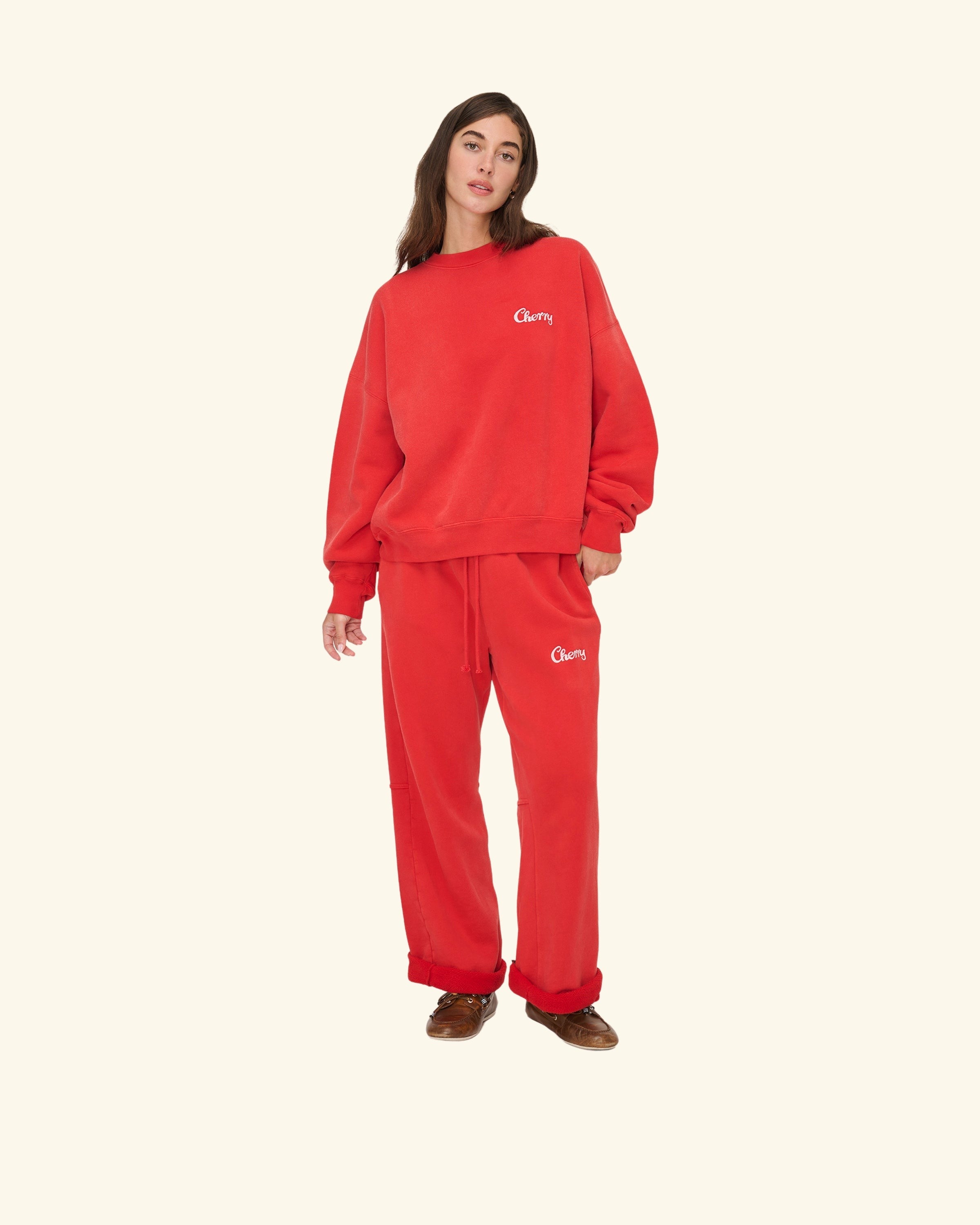Best Quality Crewneck (Sun Faded Red)