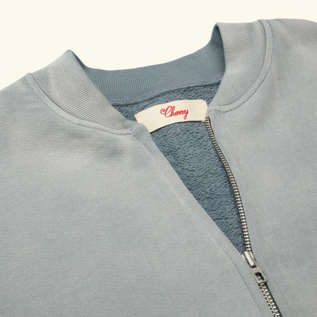 Patchwork Zip Crew (Smoke)