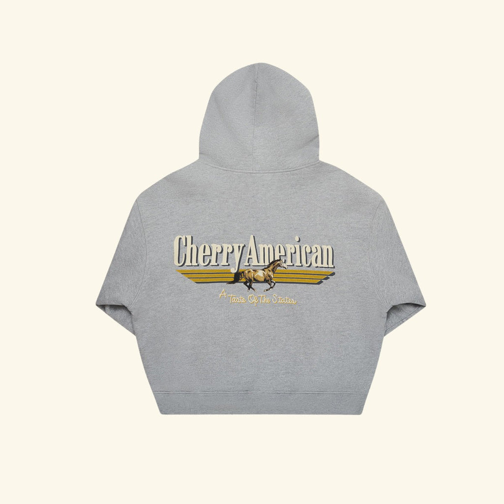 Thermal Zip Up Hoodie (Heather Grey)