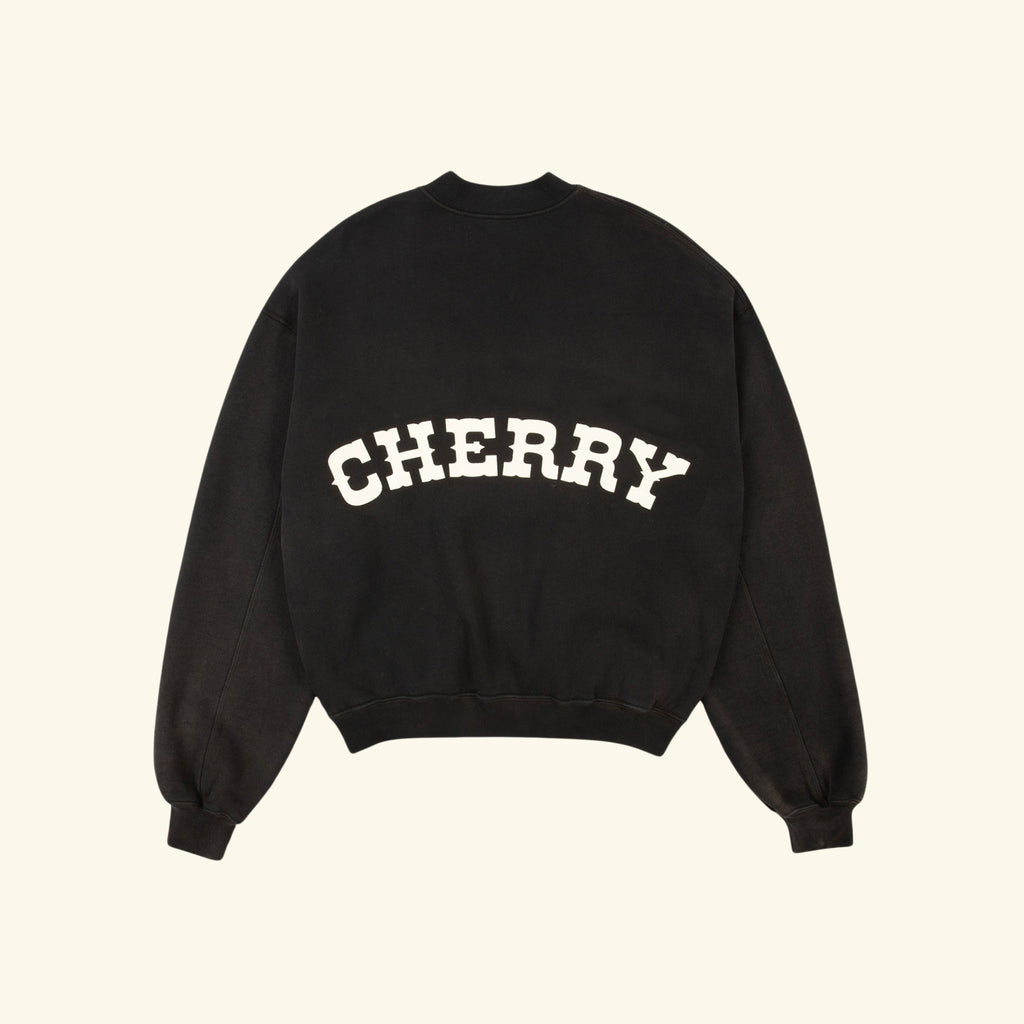 Patchwork Zip Crew (Vintage Black)