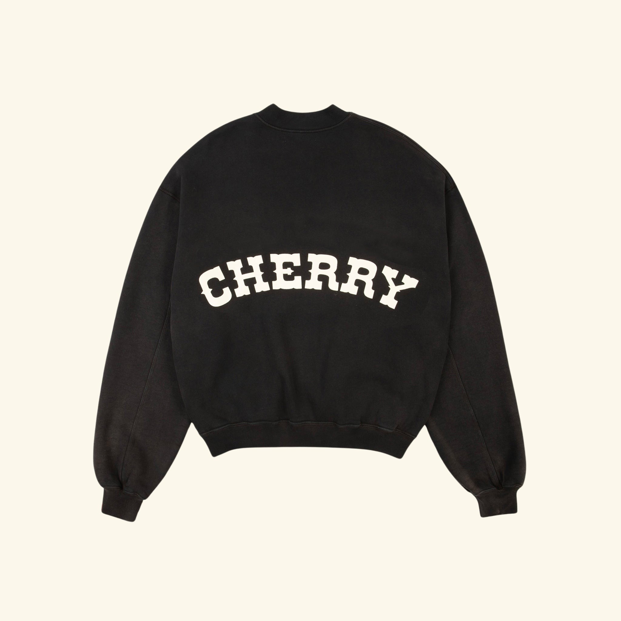 Patchwork Zip Crew (Vintage Black)