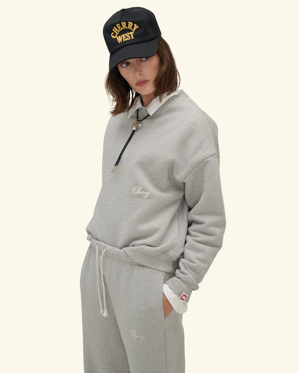 American Classic Crewneck (Heather Grey)