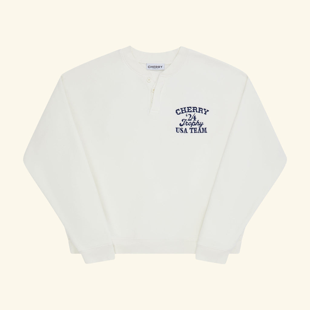 Trophy Henley Crewneck