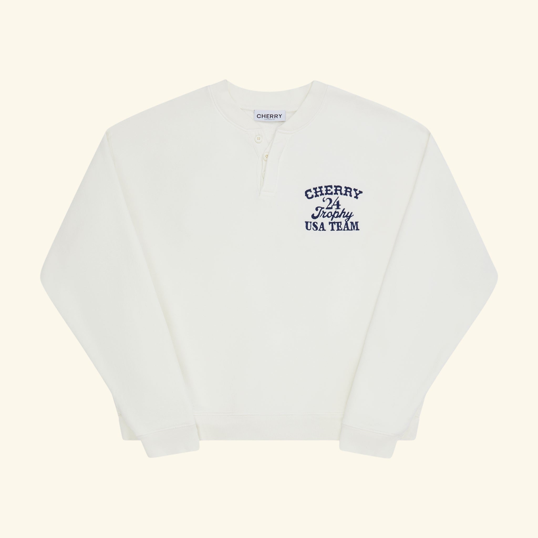 Trophy Henley Crewneck