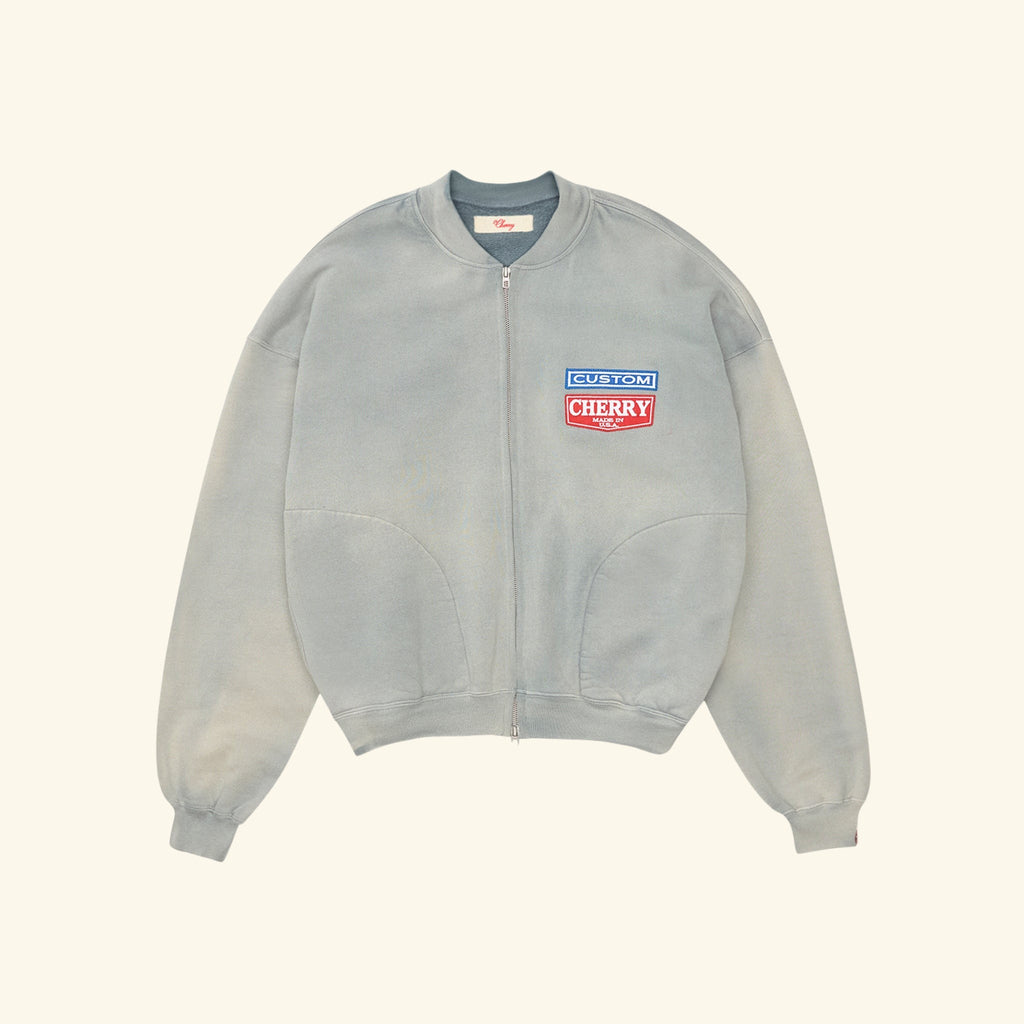 Patchwork Zip Crew (Smoke)
