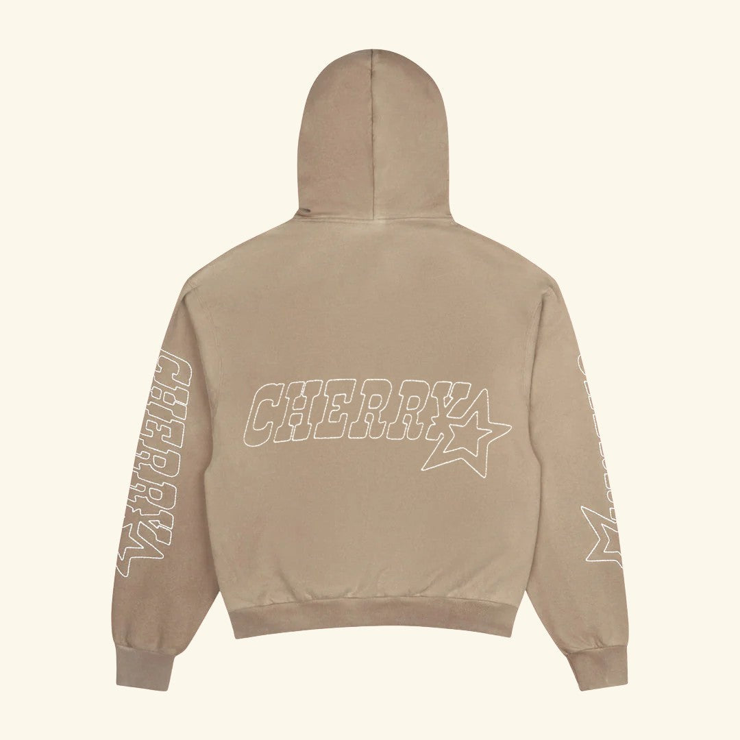 Star Zip Up Hoodie