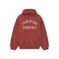 Fear of God Essentials Fleece Hoodie Crimson