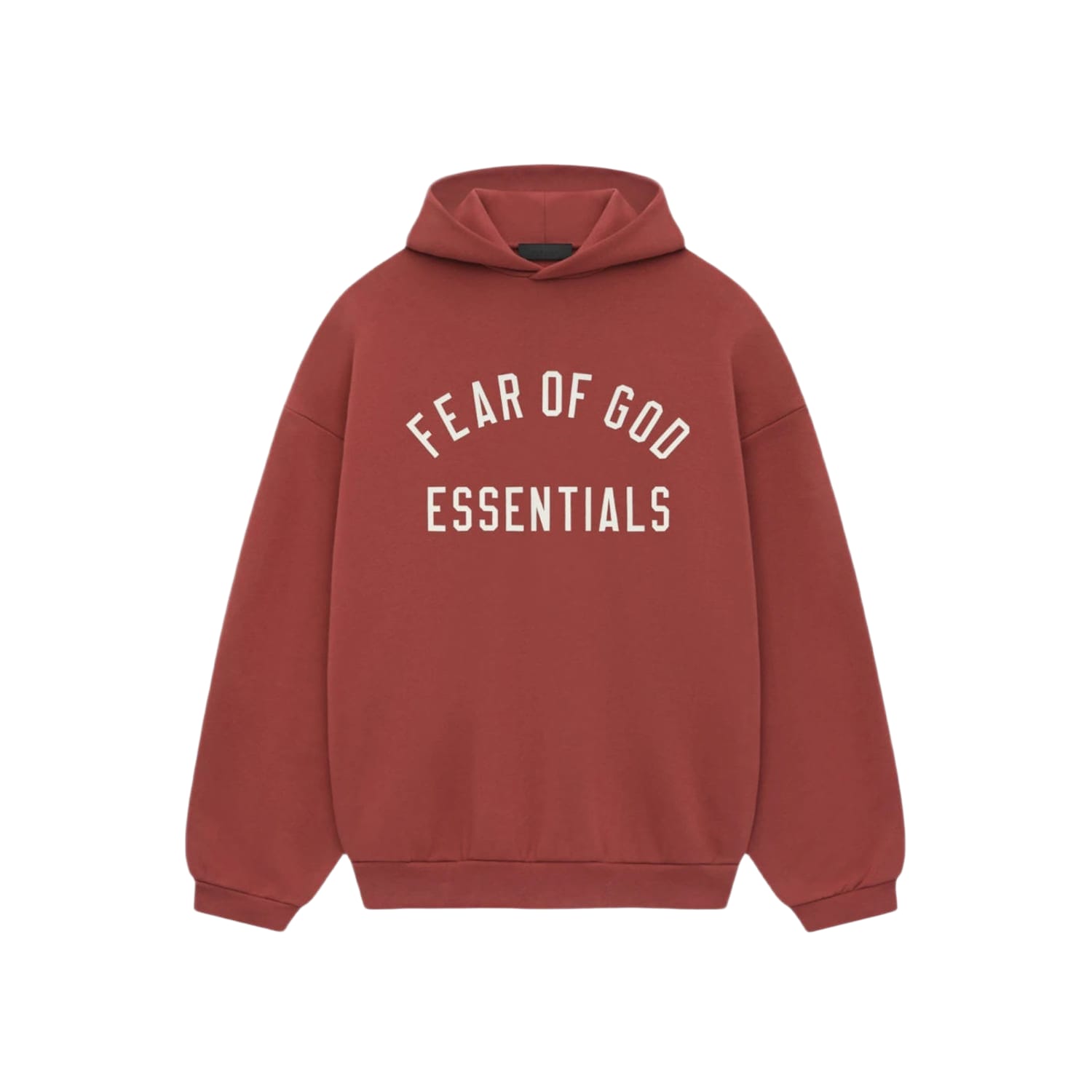 Fear of God Essentials Fleece Hoodie Crimson