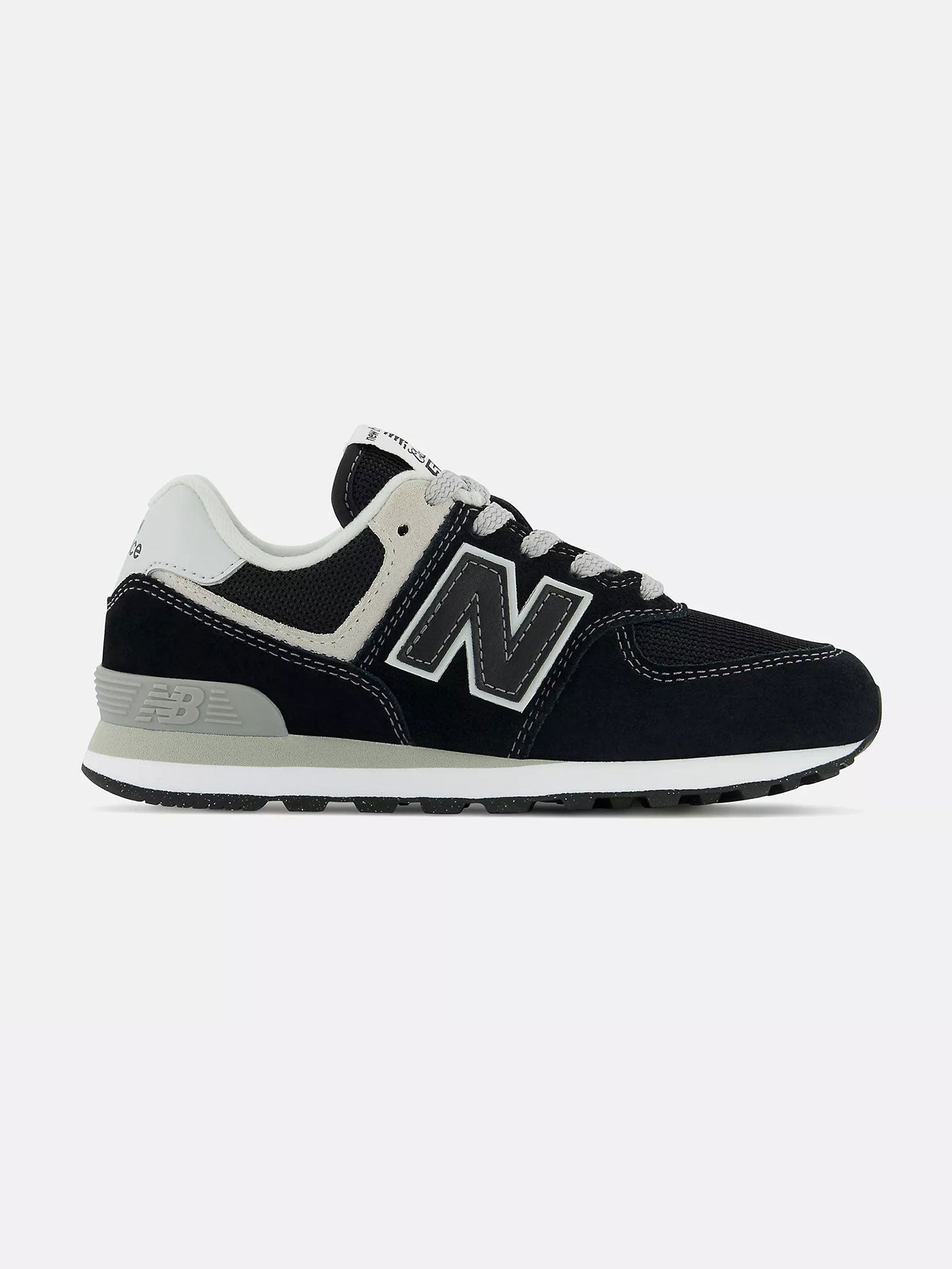 574 Noir/Blanc Shoes (Youth 7-14)