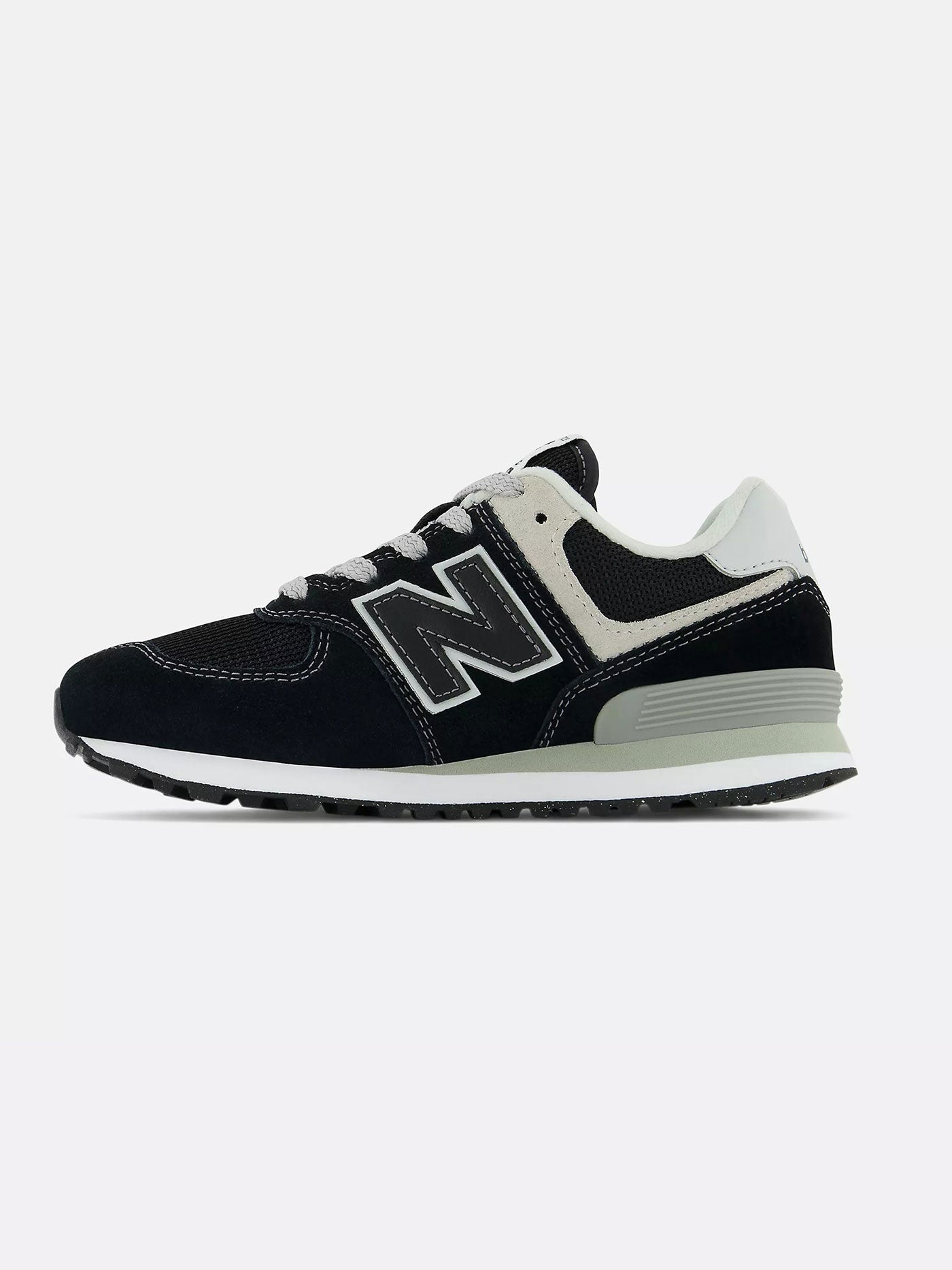 574 Noir/Blanc Shoes (Youth 7-14)