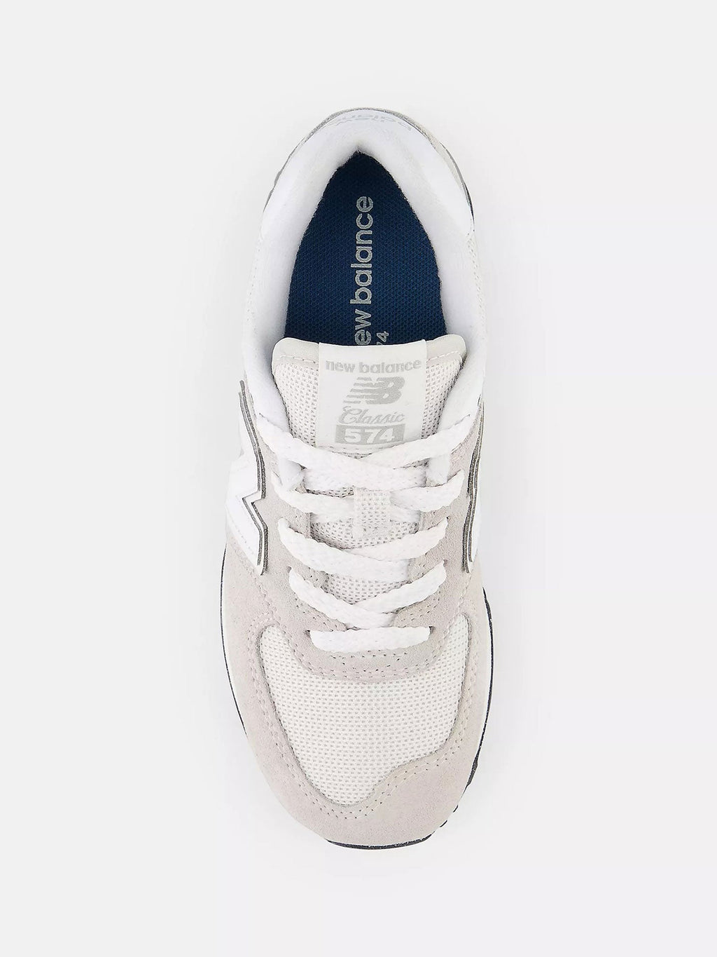 574 Nimbus Cloud/White Shoes (Kids)