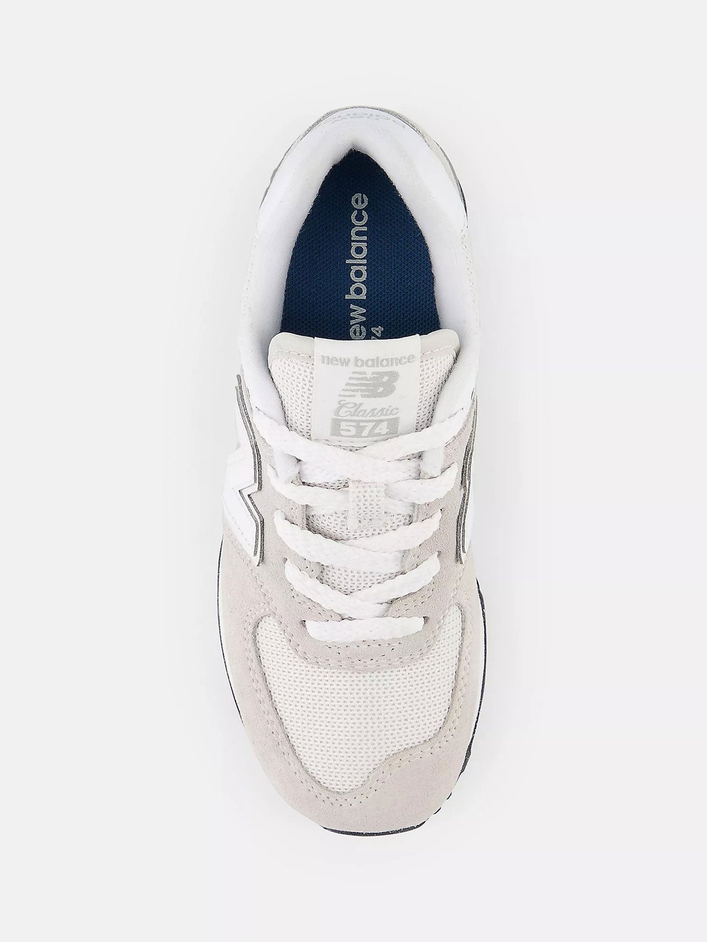 574 Nimbus Cloud/White Shoes (Kids)