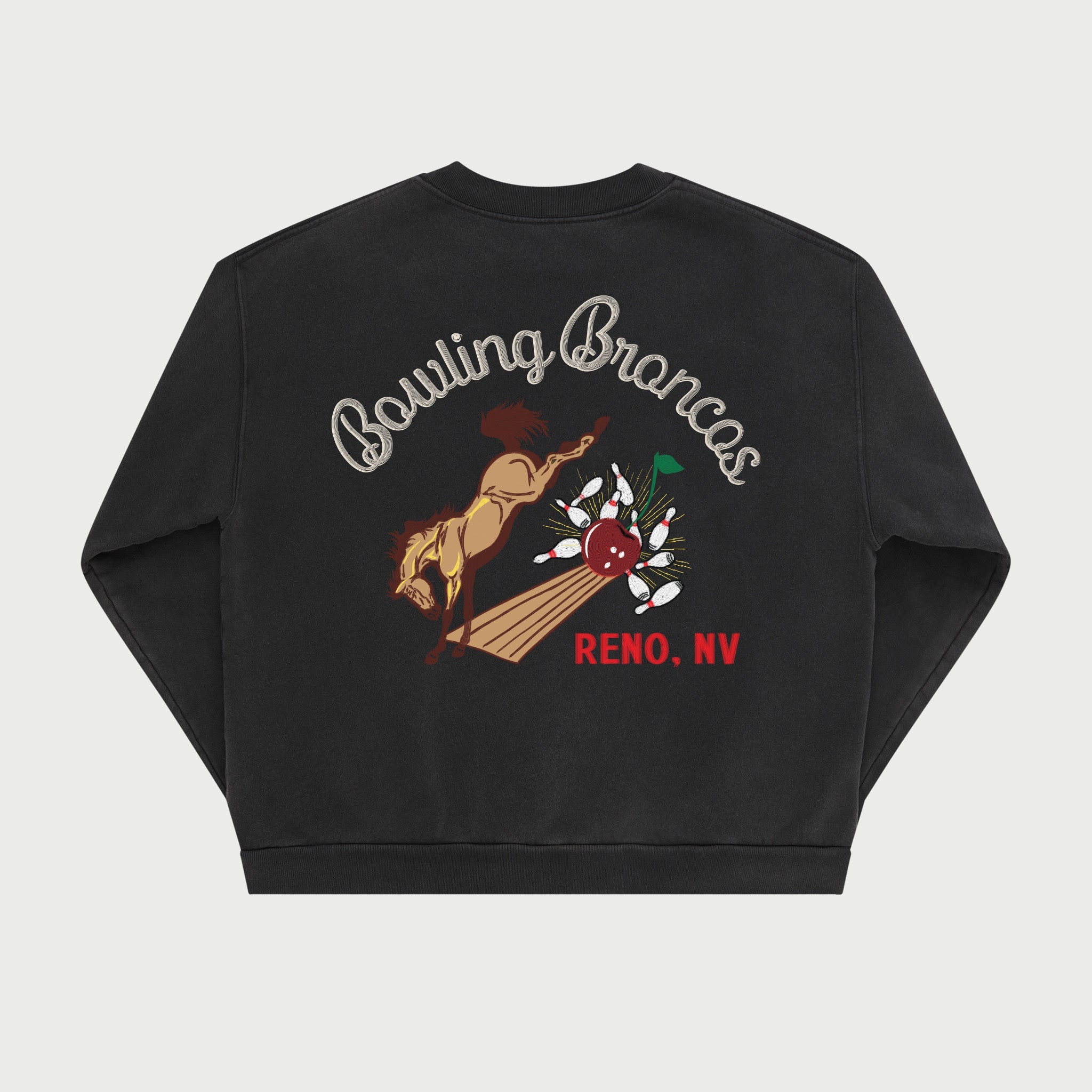 Bowling Broncos Crewneck