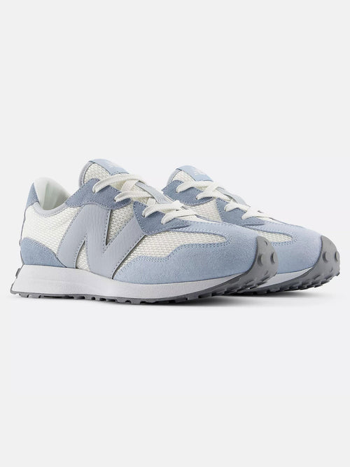 327 Light Arctic Grey/Light Zinc Blue Shoes (Youth 7-14)
