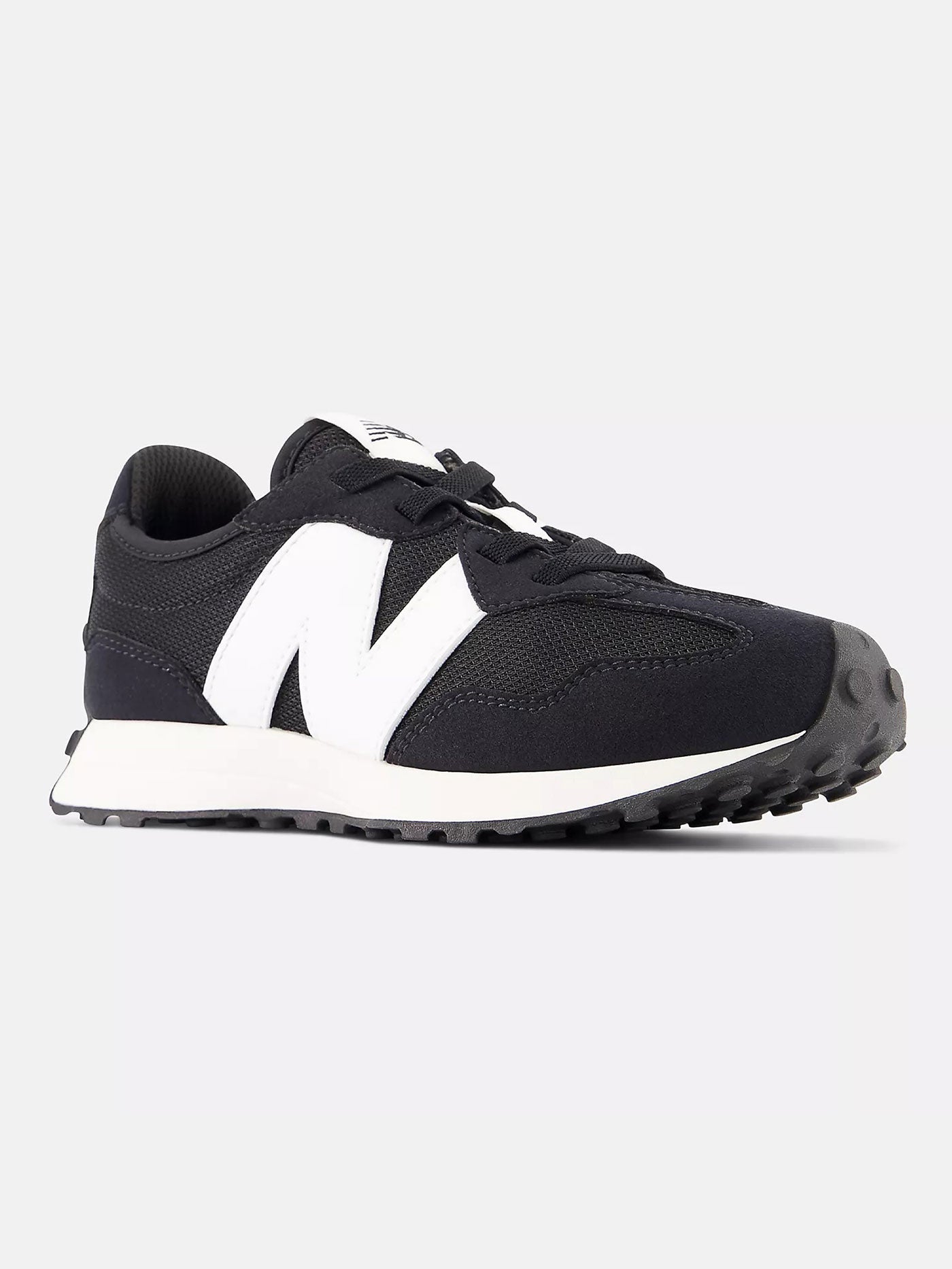 327 Black/White Shoes (Kids 2-7)
