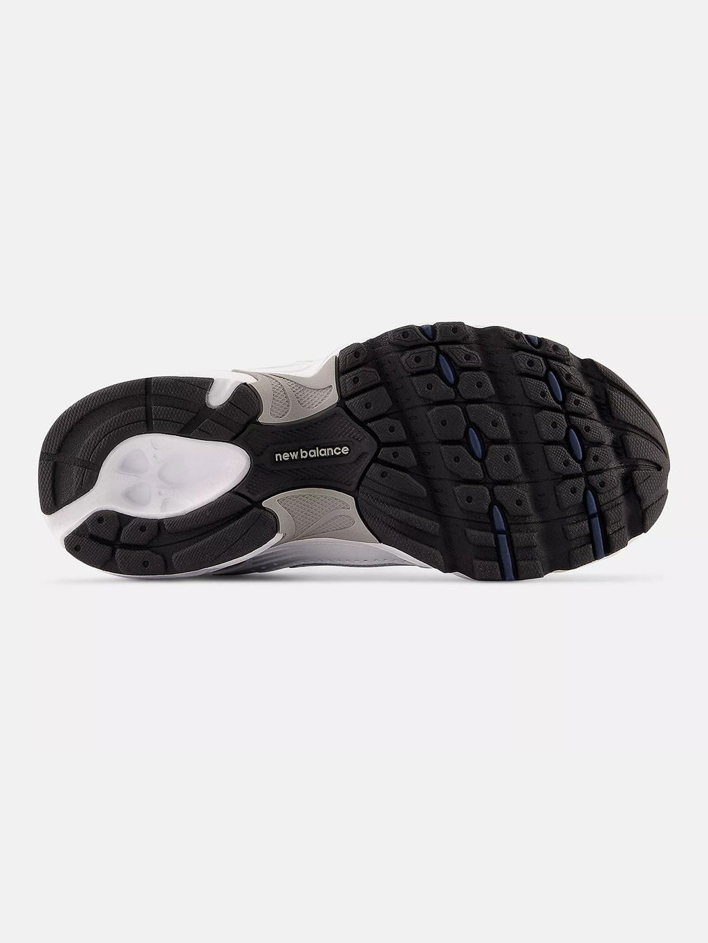 530 White/Natural Indigo/Metallic Silver Shoes (Kids 2-7)