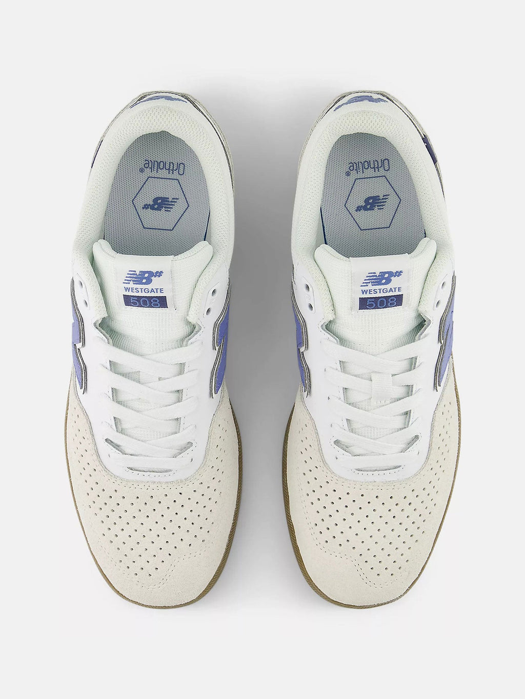508 Westgate White/Light Blue Shoes