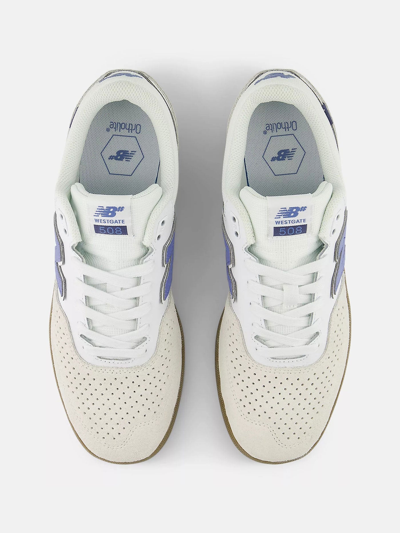 508 Westgate White/Light Blue Shoes
