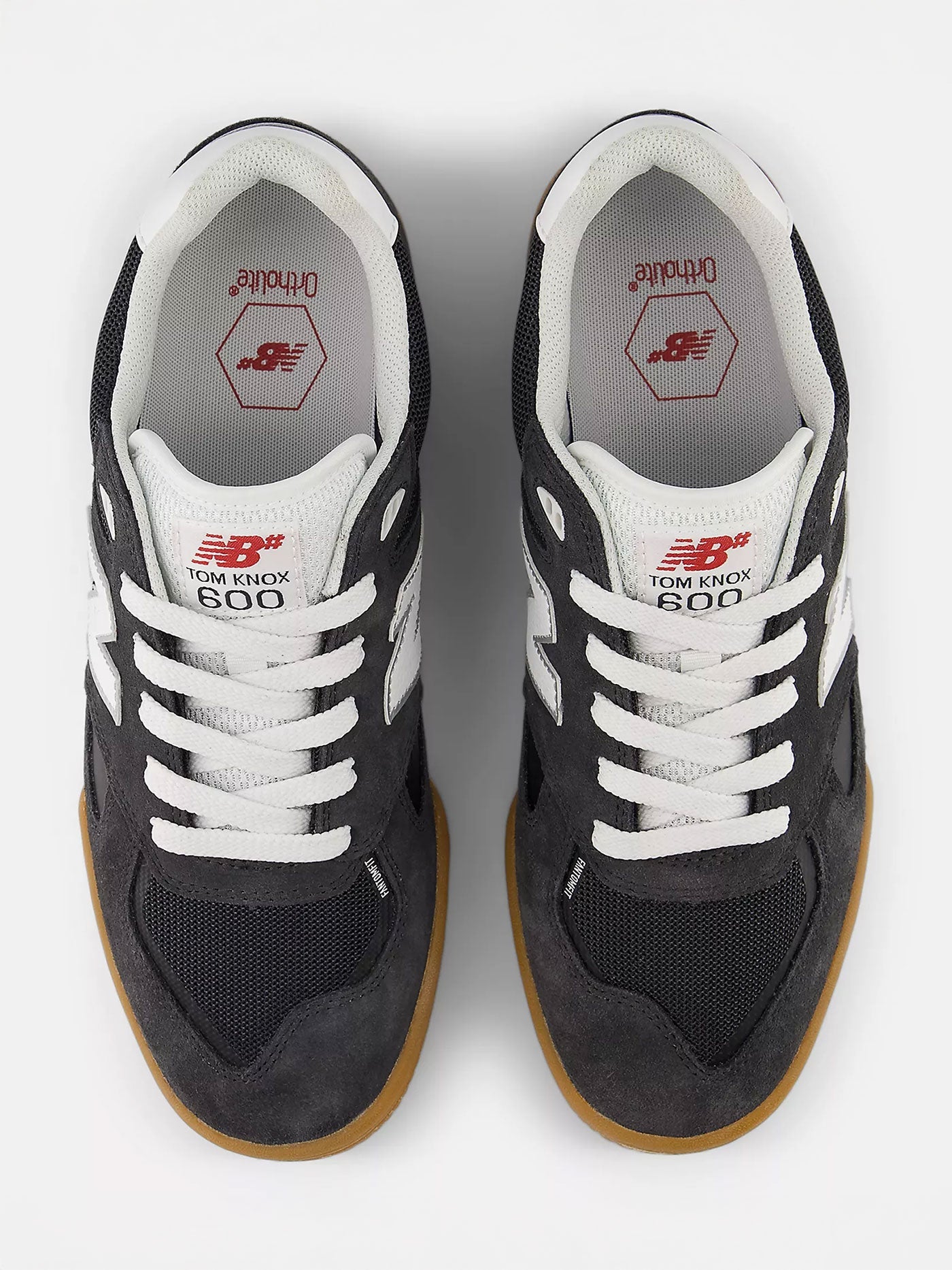 600 Tom Knox Black/Grey Shoes