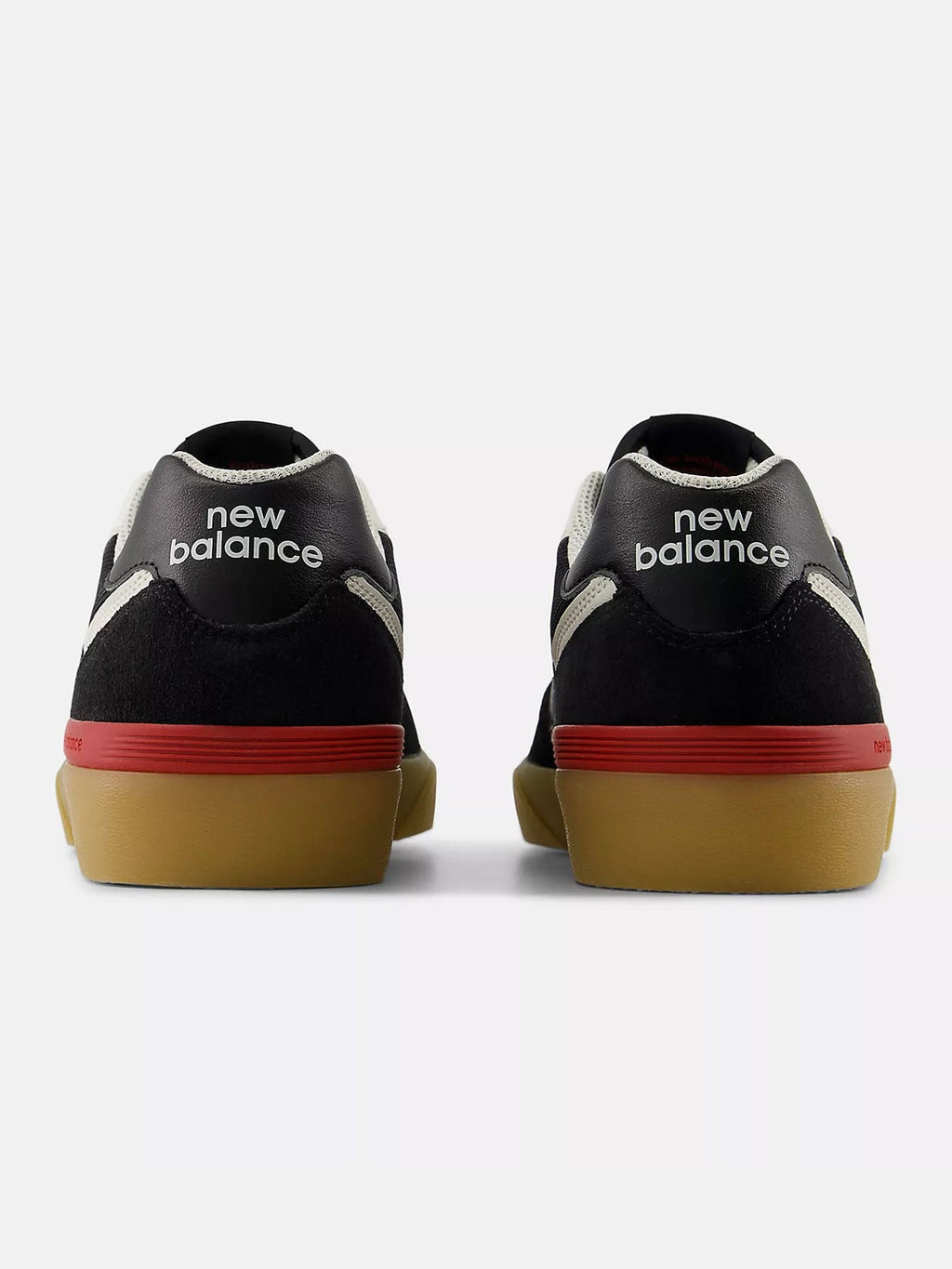 574 Vulc Black/White Shoes