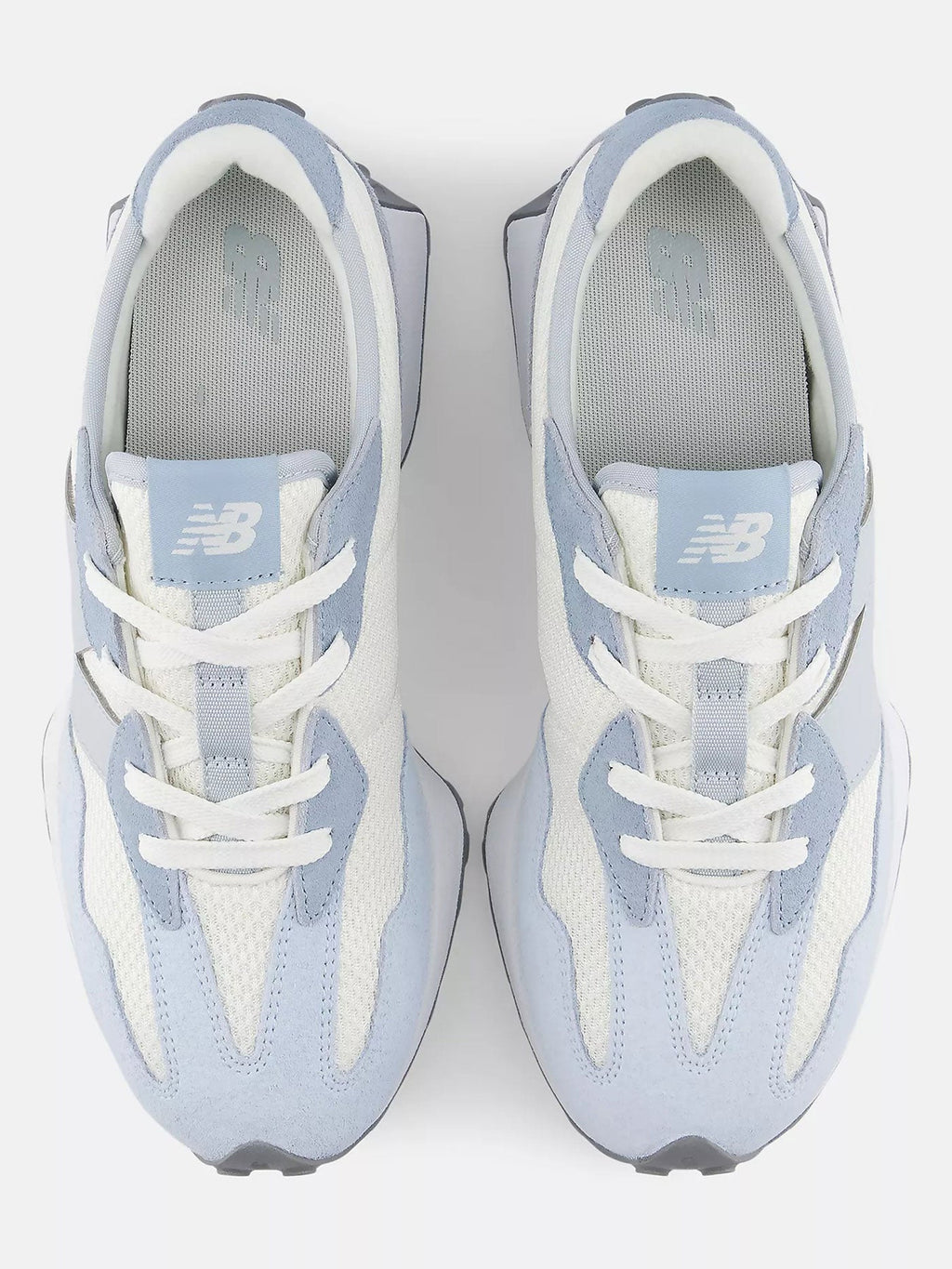 327 Light Arctic Grey/Light Zinc Blue Shoes (Youth 7-14)