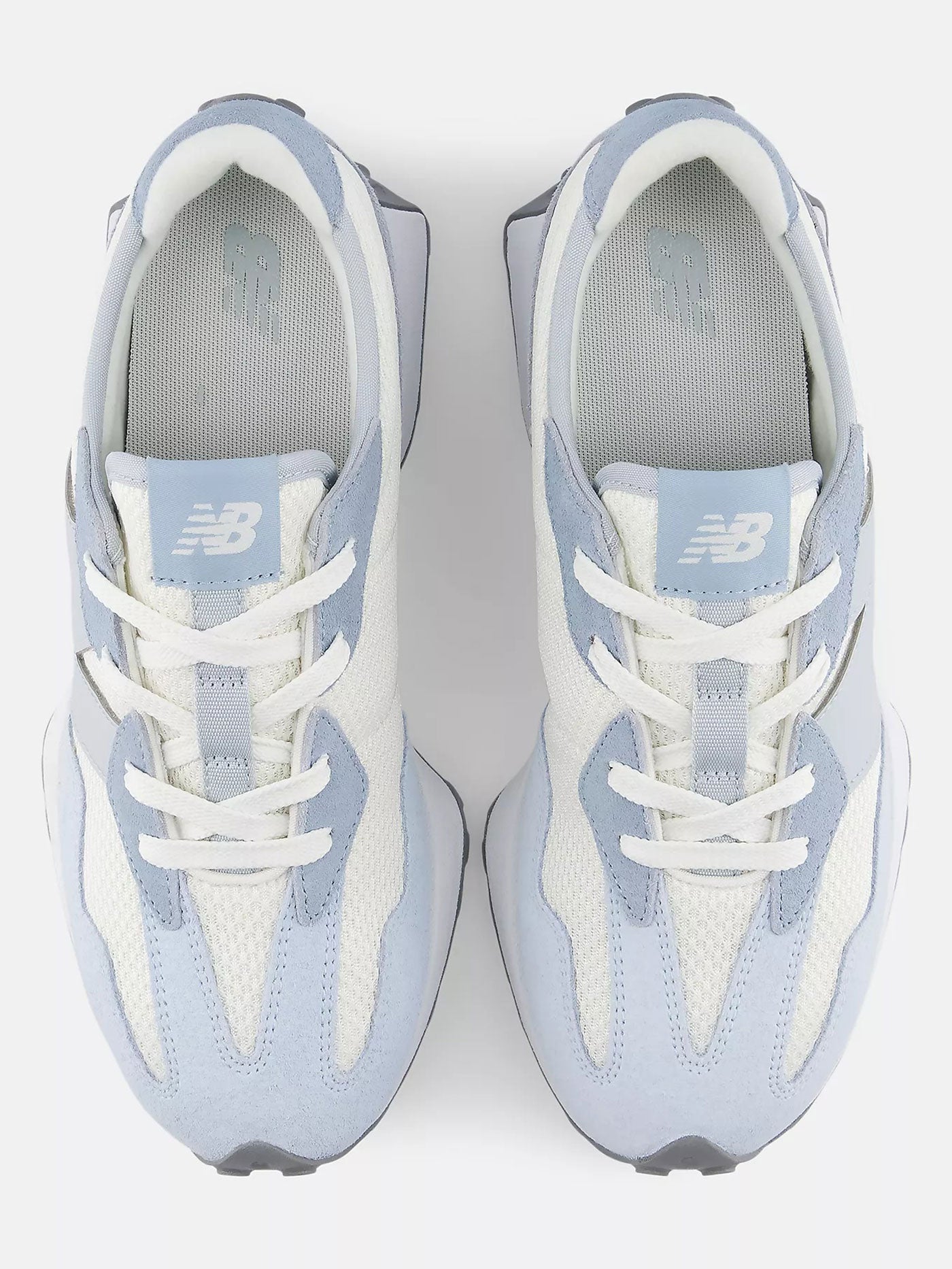 327 Light Arctic Grey/Light Zinc Blue Shoes (Youth 7-14)