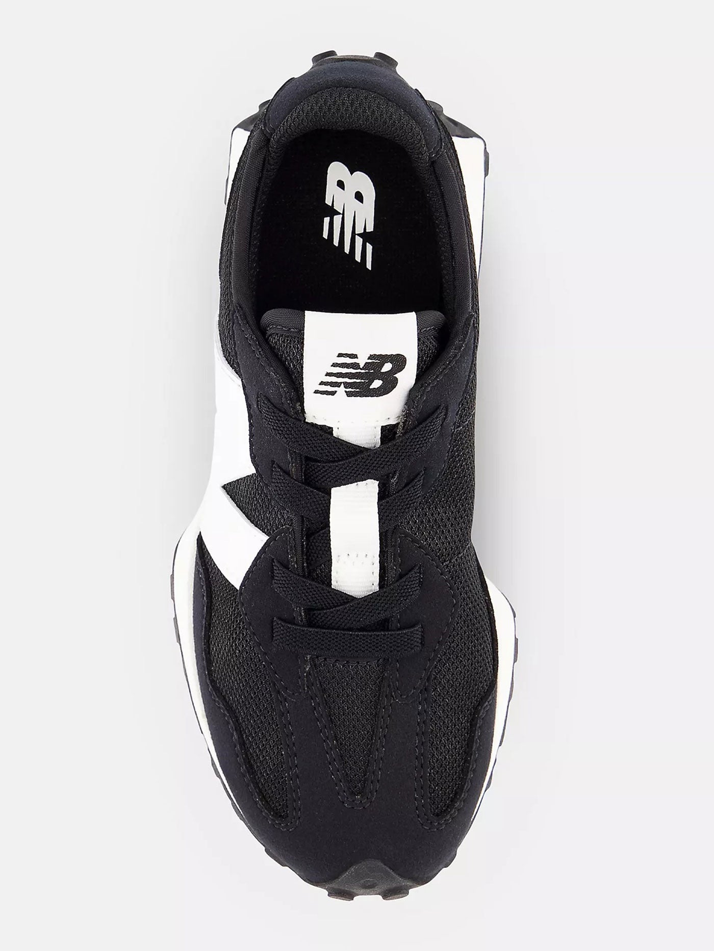 327 Black/White Shoes (Kids 2-7)