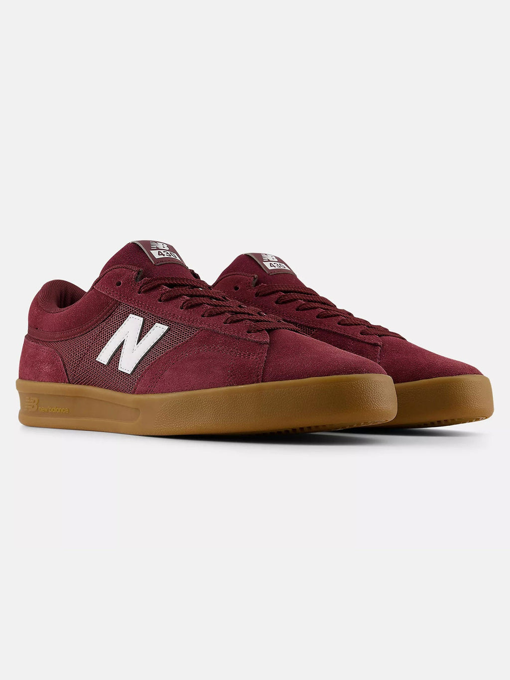 430 Burgundy/White Shoes