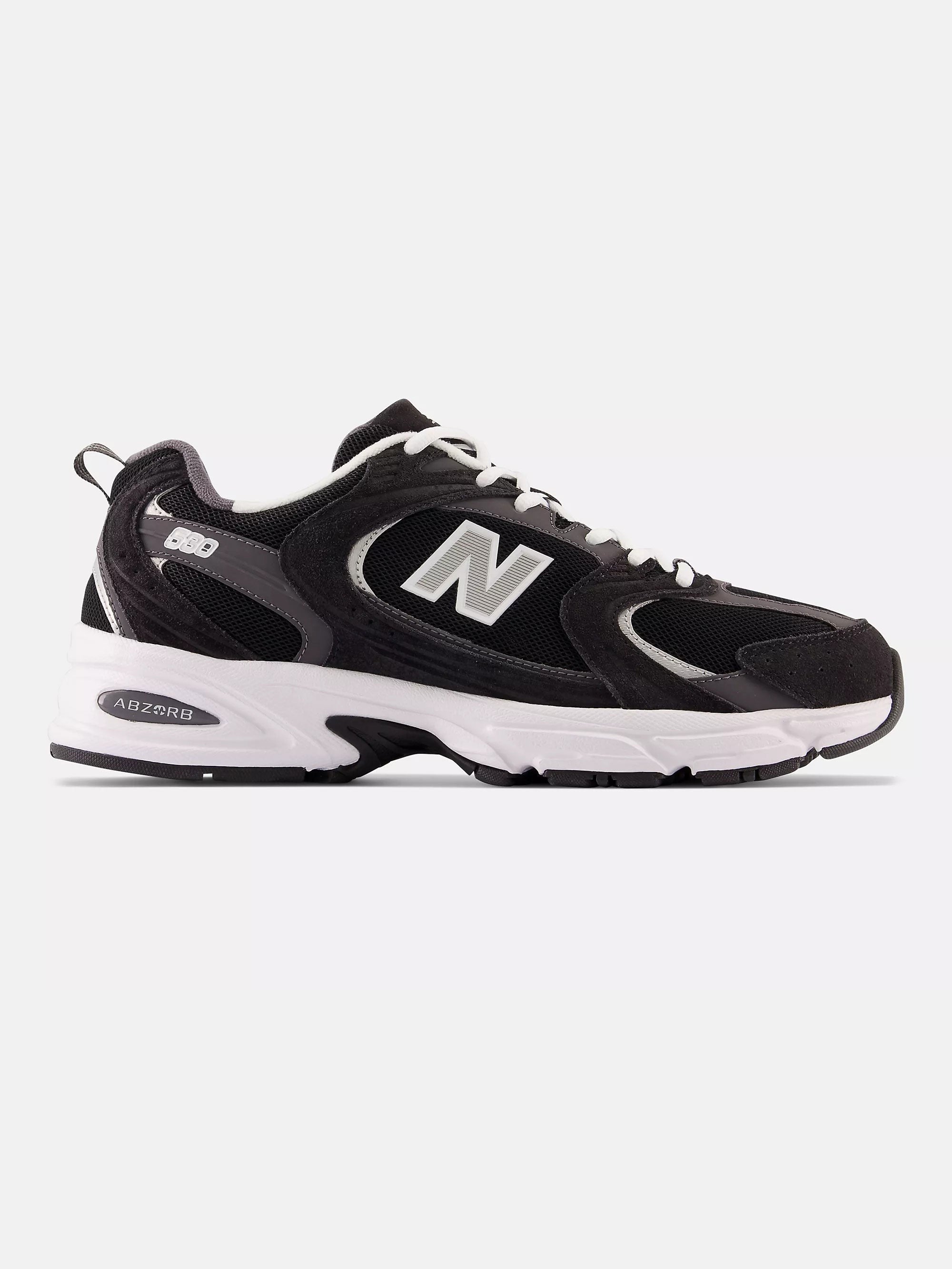 530 Black/Magnet/Metallic Silver Shoes