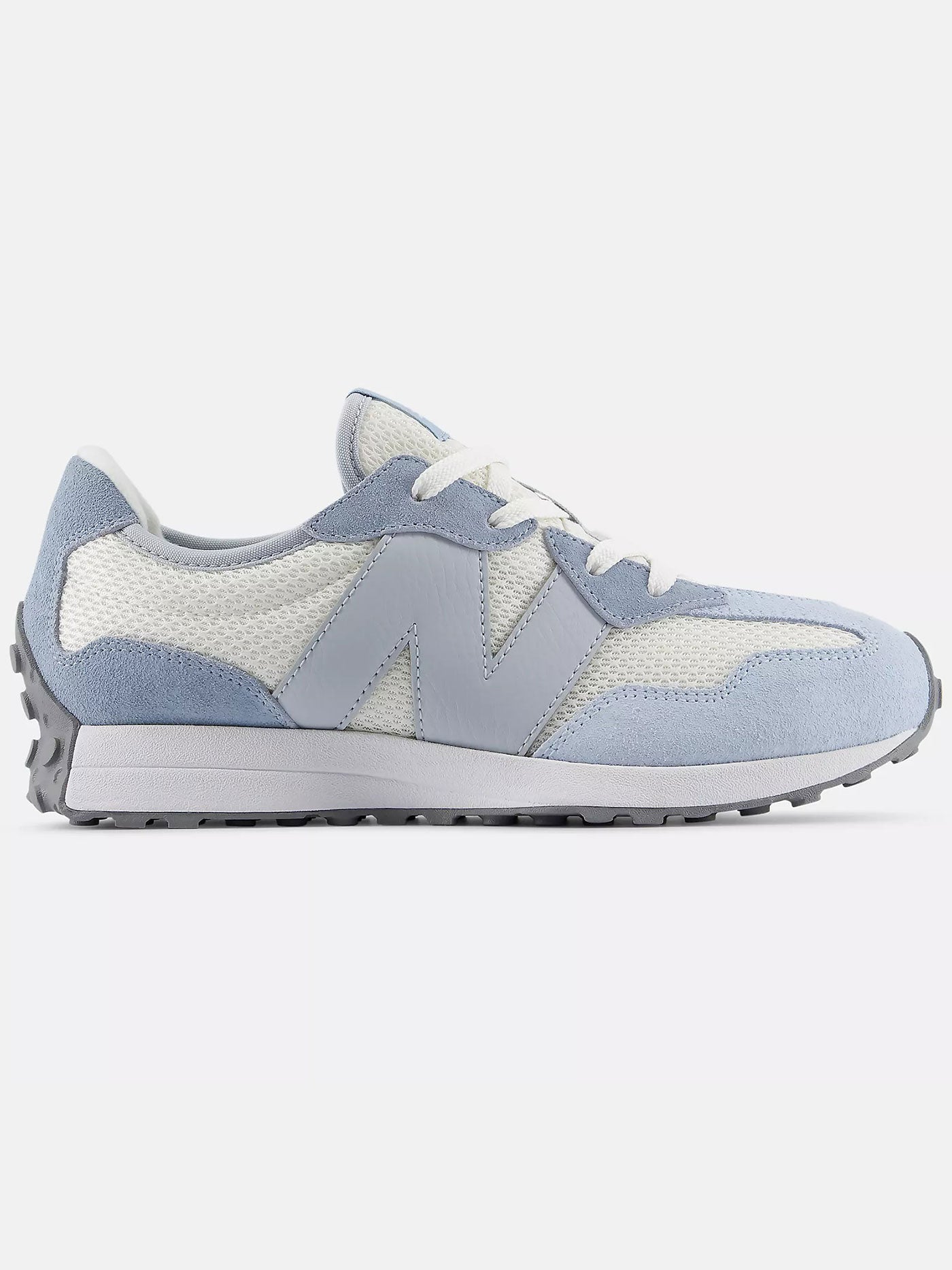 327 Light Arctic Grey/Light Zinc Blue Shoes (Youth 7-14)