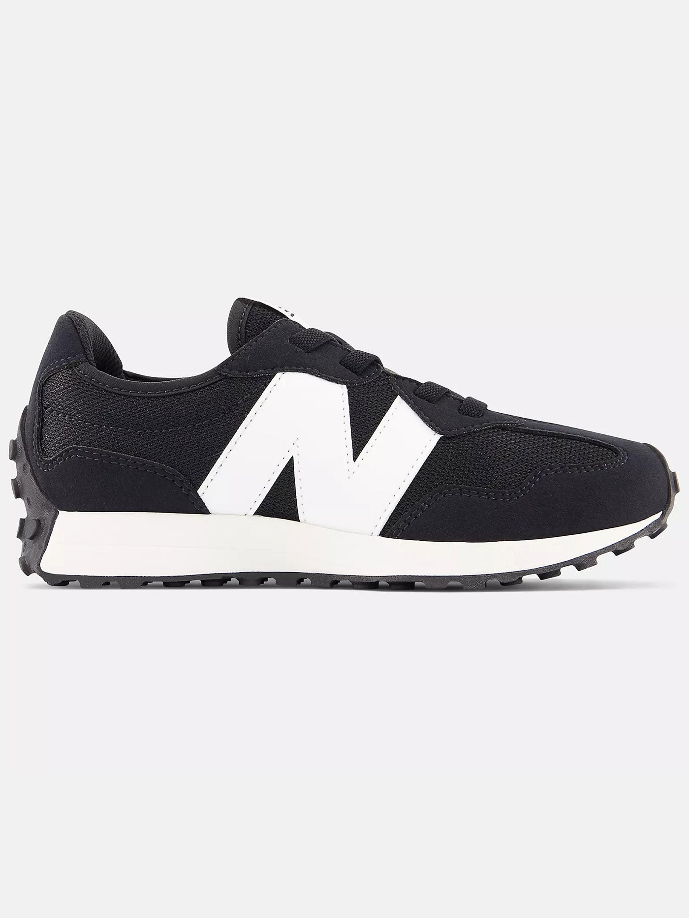 327 Black/White Shoes (Kids 2-7)