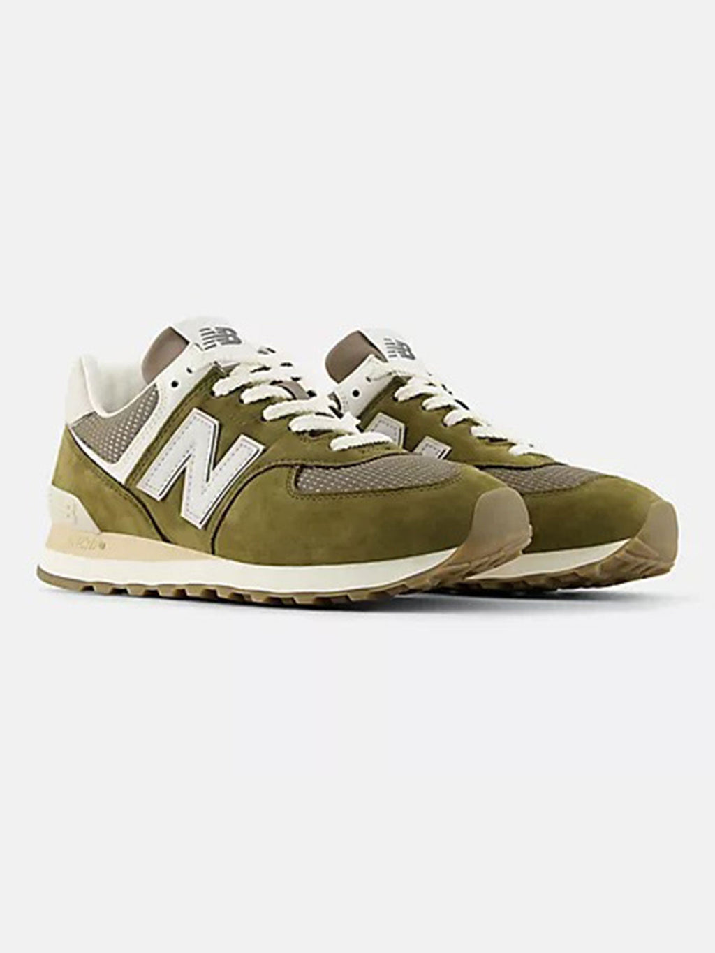574 Calcium/Dark Silver Metallic Shoes
