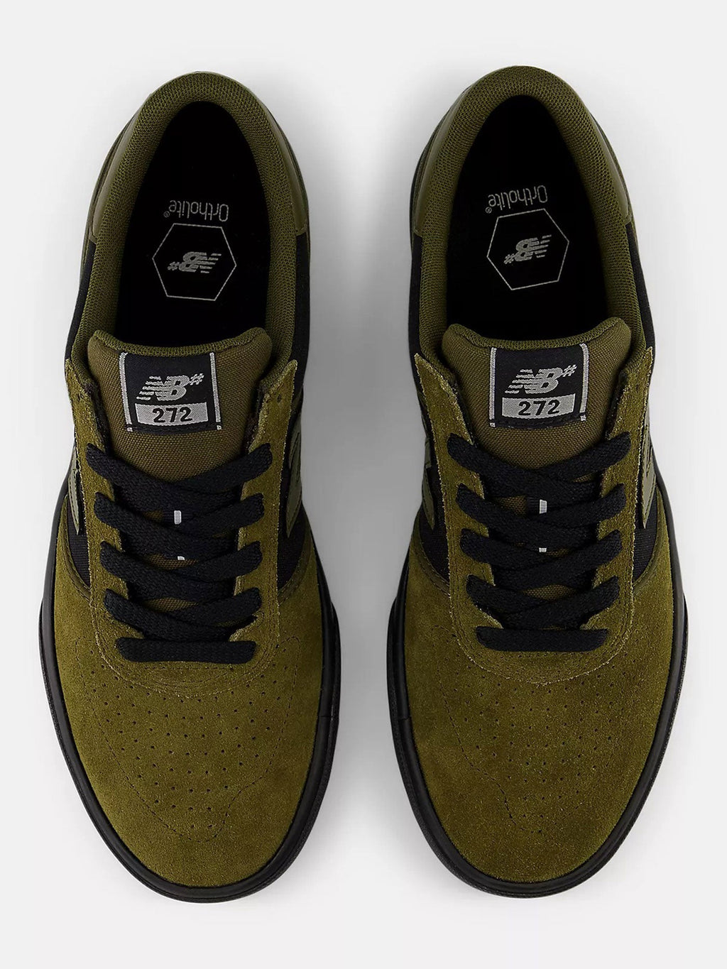 272 Dark Olive/Black Shoes