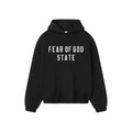 Fear of God Essentials 90's Fleece Hoodie Jet Black