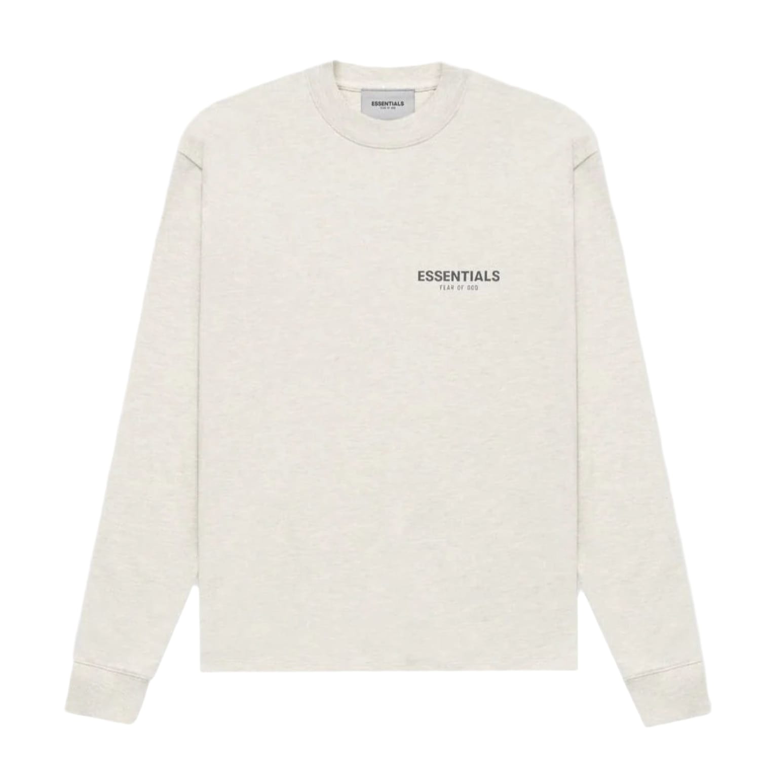 Fear of God Essentials L/S Tee Light Heather Oatmeal