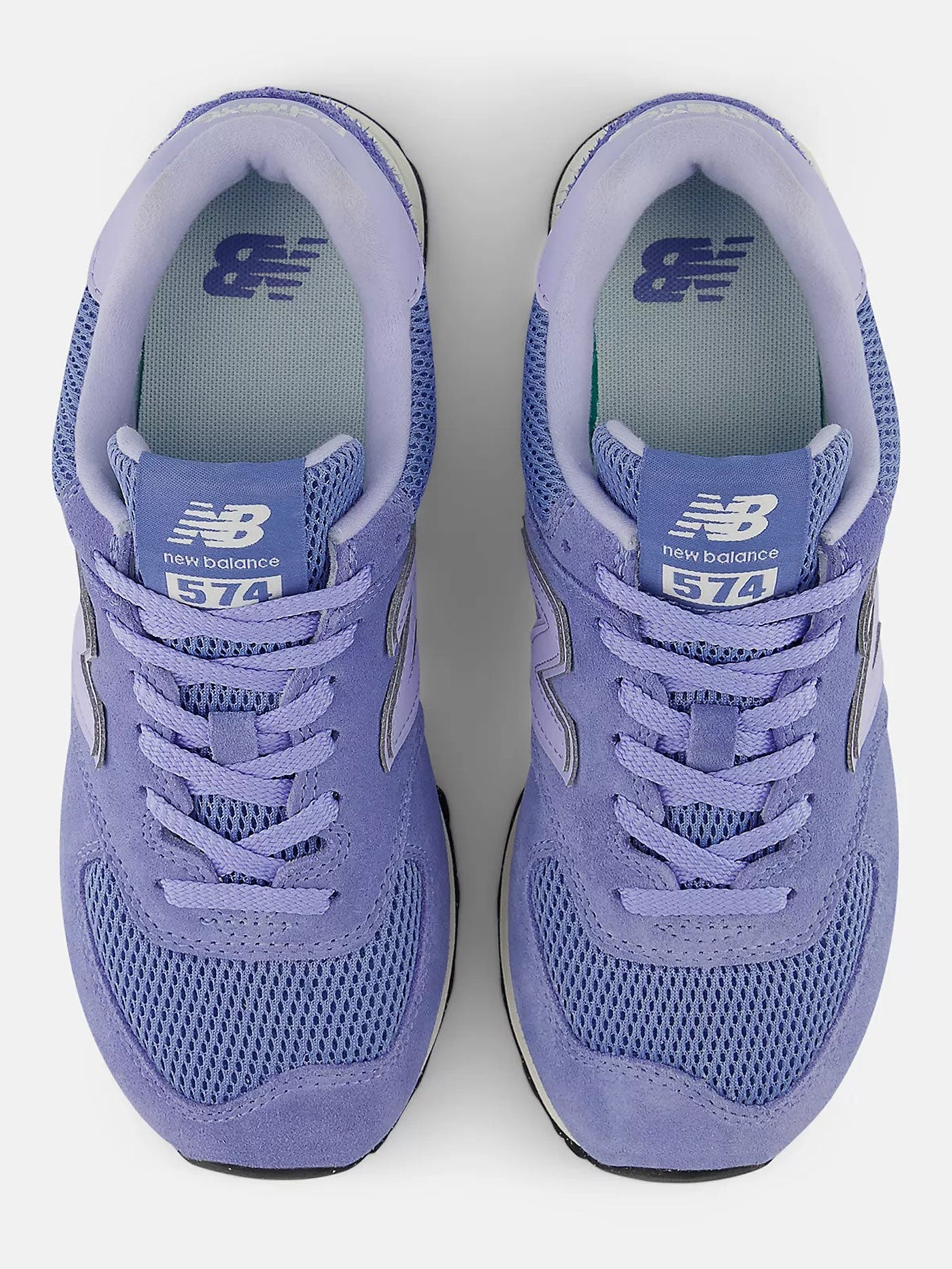 574 Blue Indigo/White Shoes