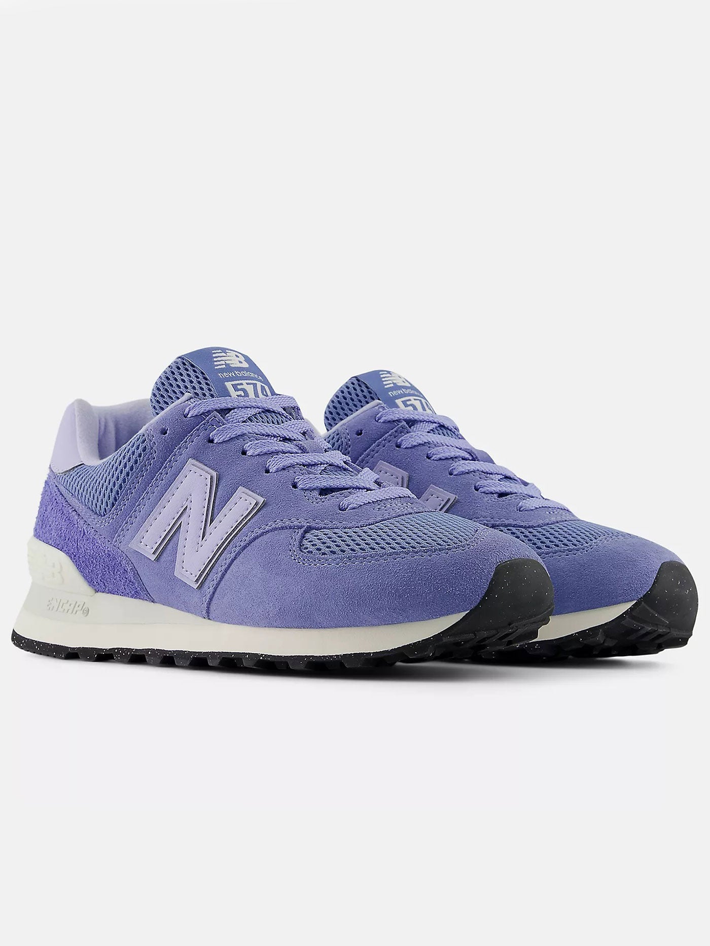 574 Blue Indigo/White Shoes