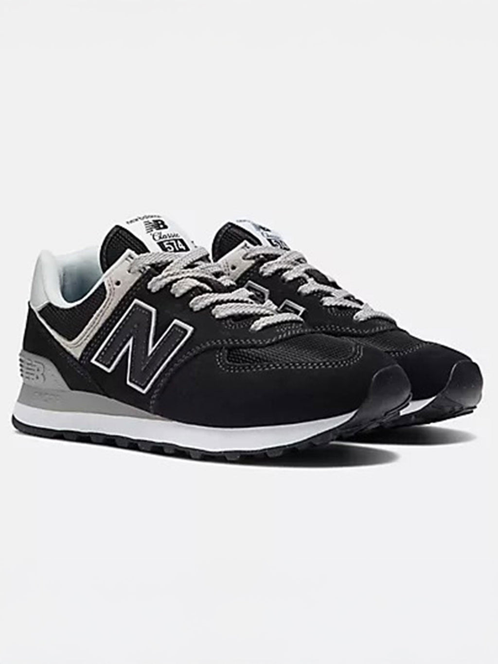 574 Black/White Shoes