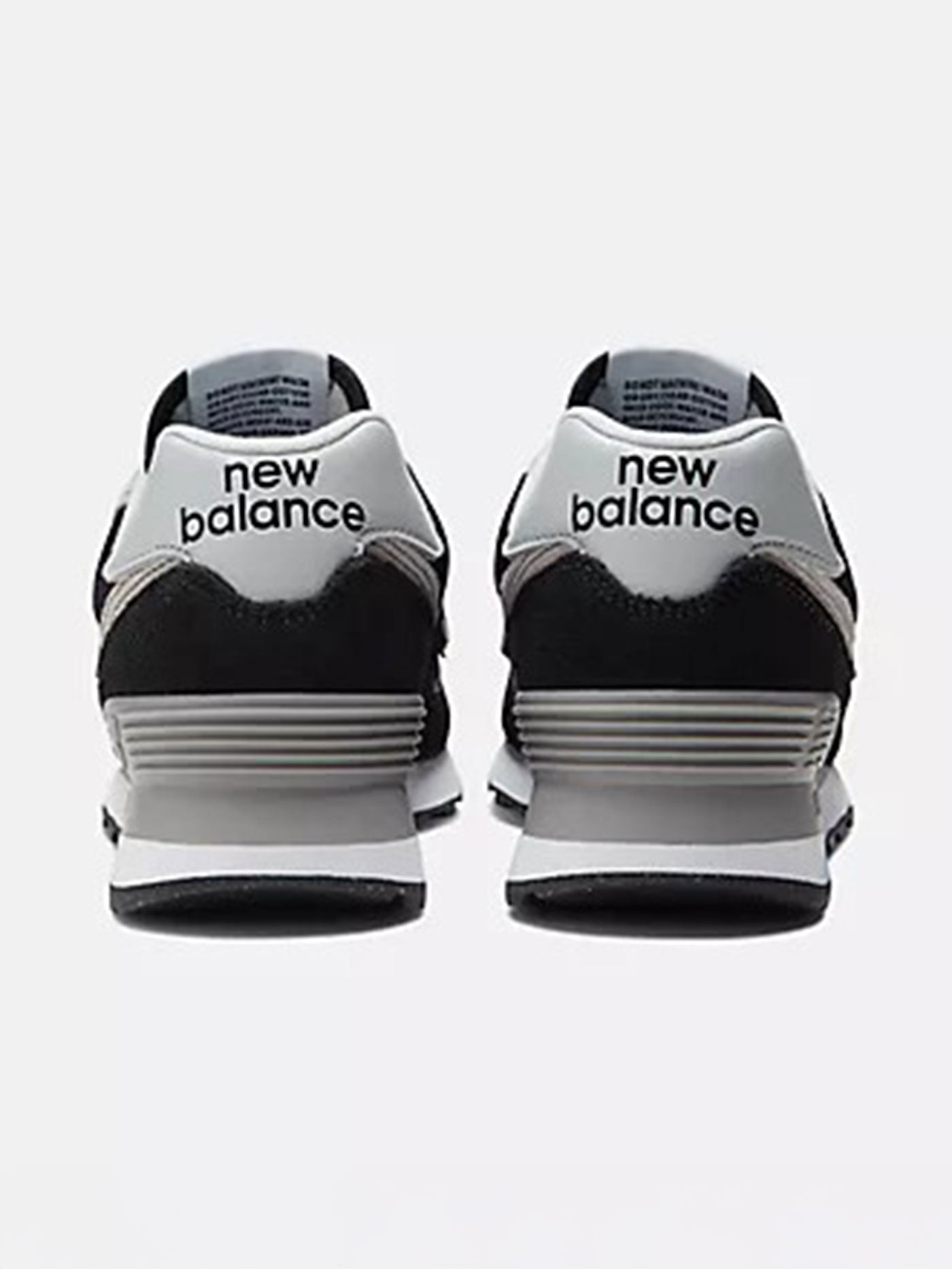 574 Black/White Shoes